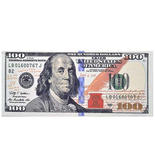 کیف پول طرح 100 دلار مدل cm100dola