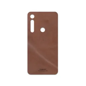 MAHOOT Matte-Natural-Leather Cover Sticker for Motorola One Macro