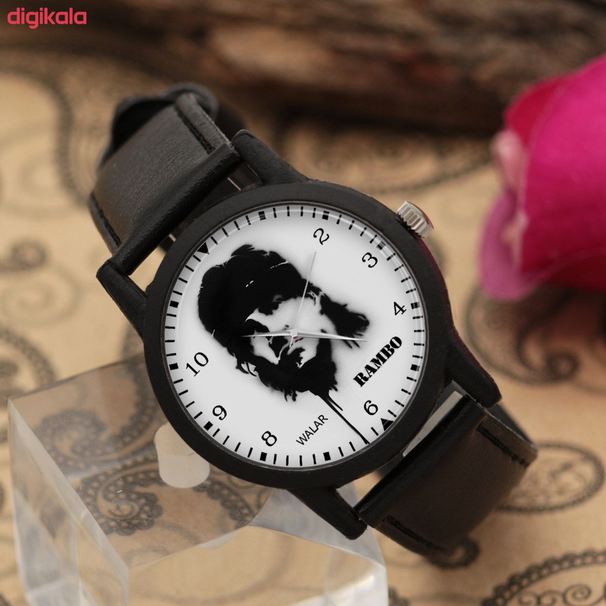 ساعت مچی عقربه ای مردانه والار طرح رمبو کد LF2278