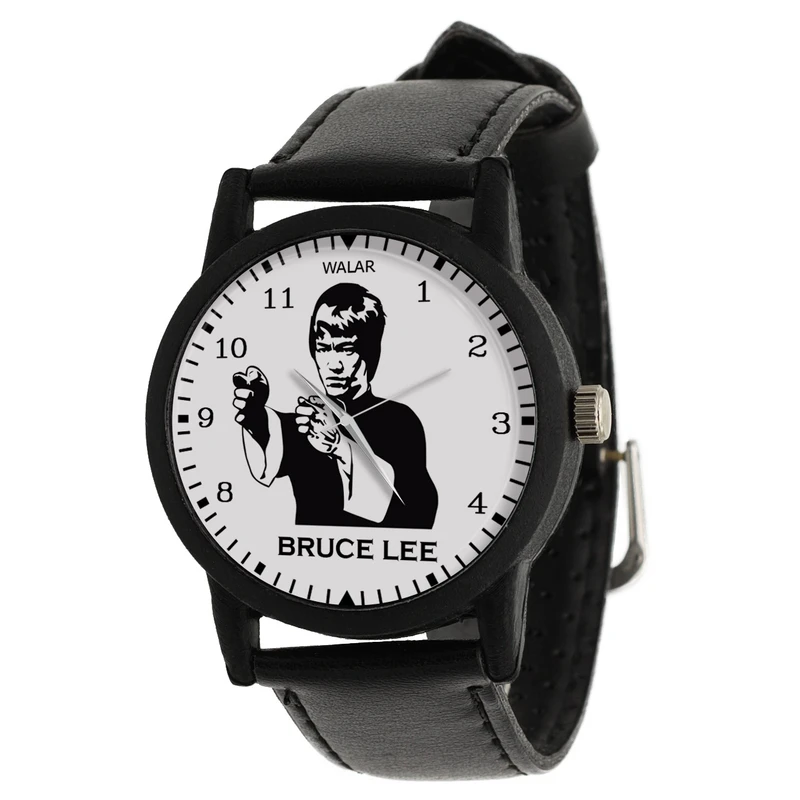 ساعت مچی عقربه ای والار طرح بروس لی کد LF2286