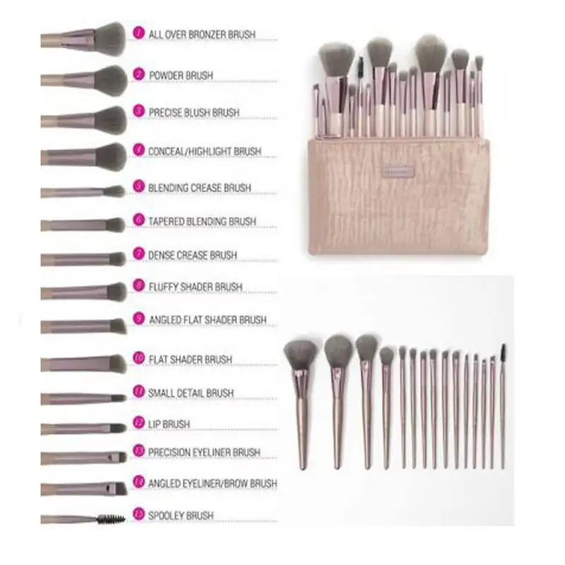 ست برس آرایشی کد 05 مجموعه 15 عددی