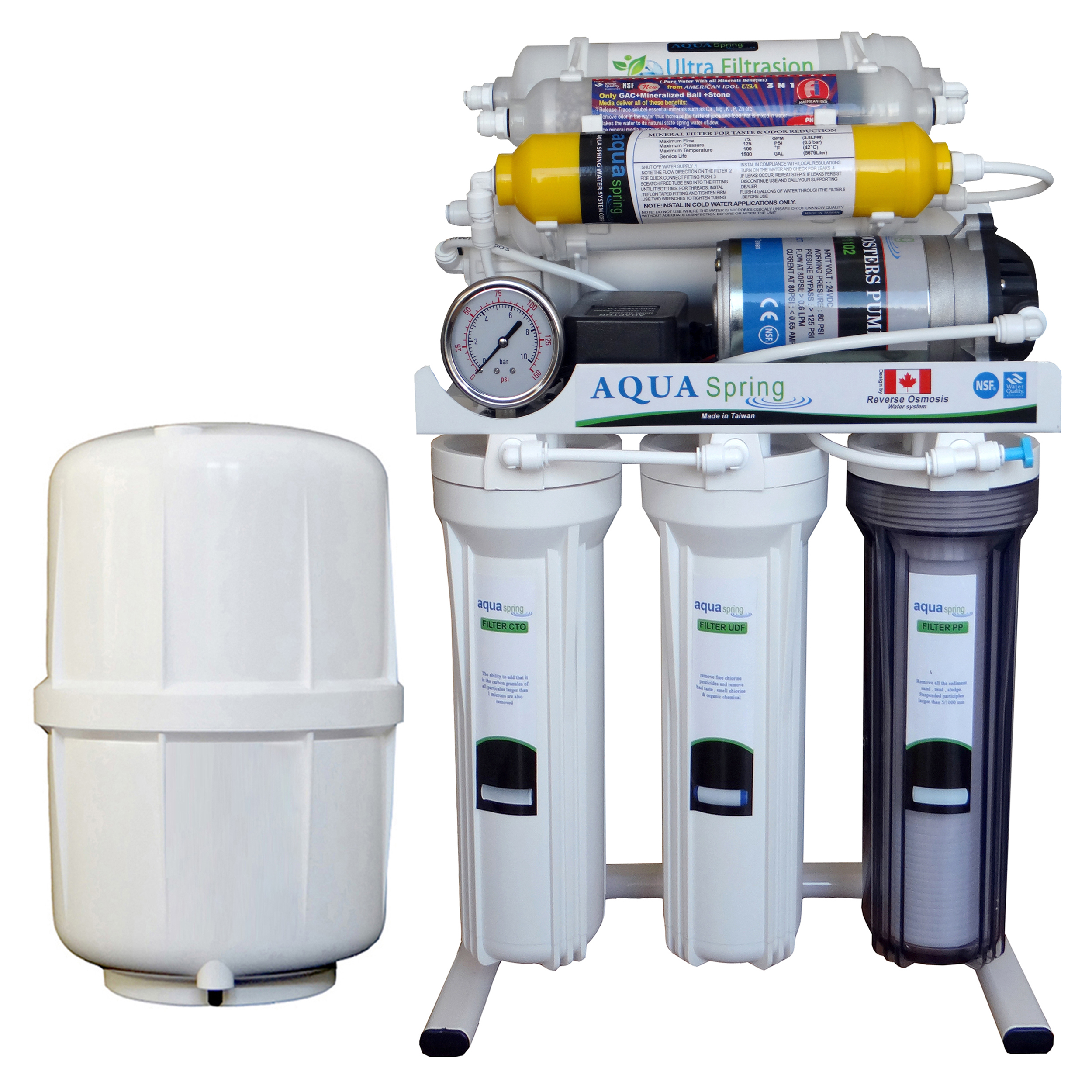 دستگاه تصفیه کننده آب آکوآ اسپرینگ مدل RO-AF1200