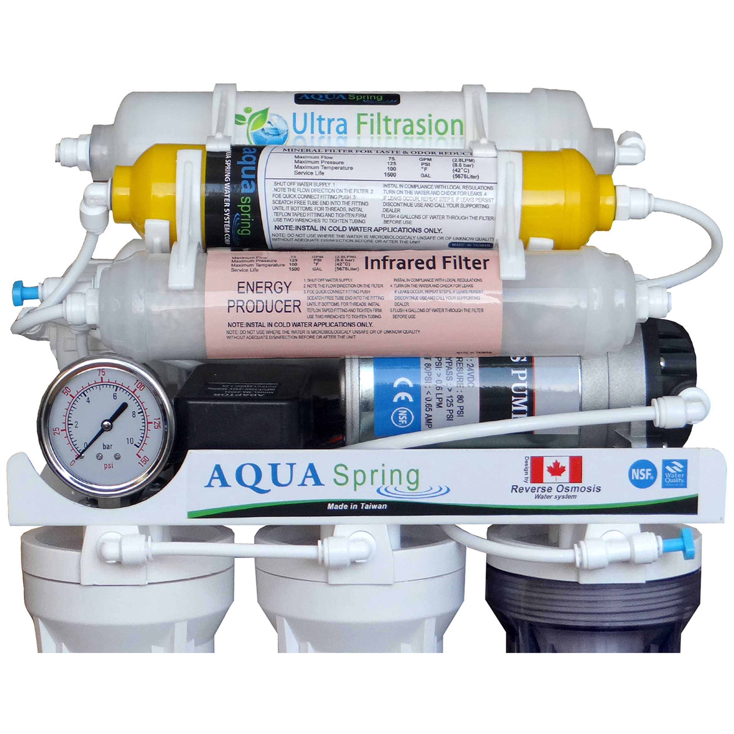 دستگاه تصفیه کننده آب آکوآاسپرینگ مدل RO- AF1500