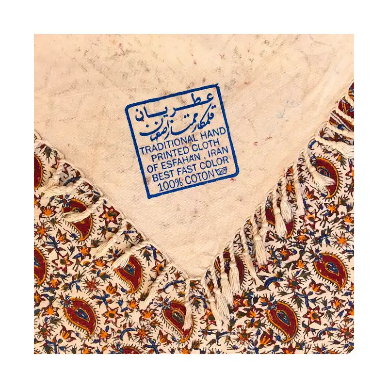 سفره قلمکار عطریان طرح بته جقه کد G375