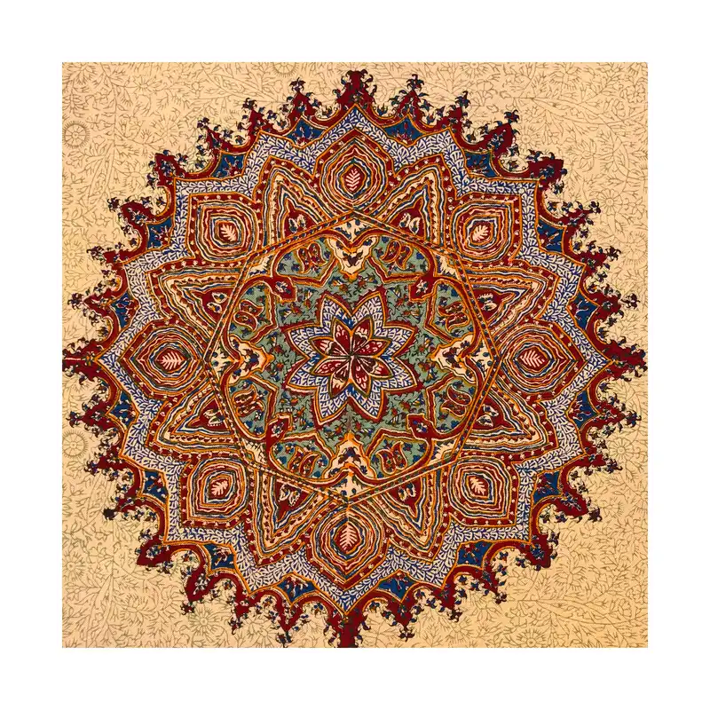 سفره قلمكار عطريان طرح ترنج كد G373