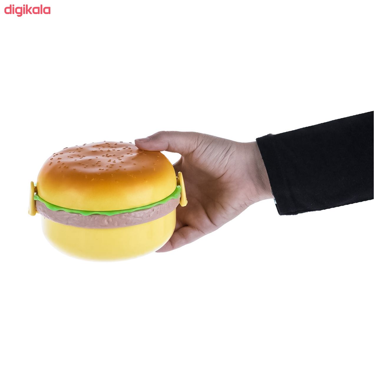 ظرف غذای کودک کیولوکس مدل Hamburger کد 0562