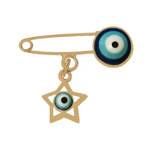 سنجاق سینه وای اس ایکس طرح چشم نظر کد 30