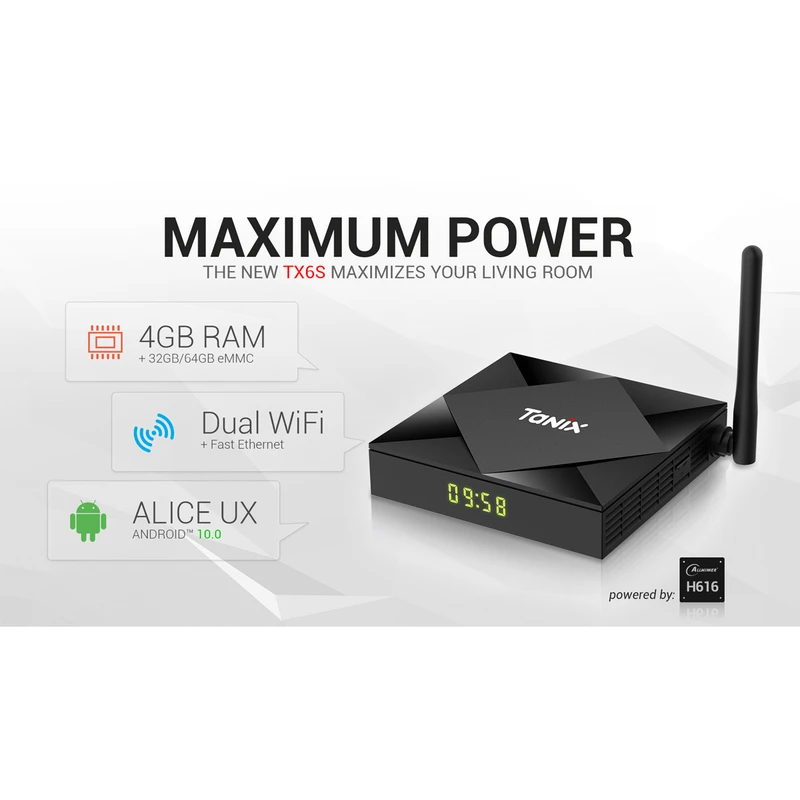 عکس شماره 5 : اندروید باکس تانیکس مدل tx6s-4-32