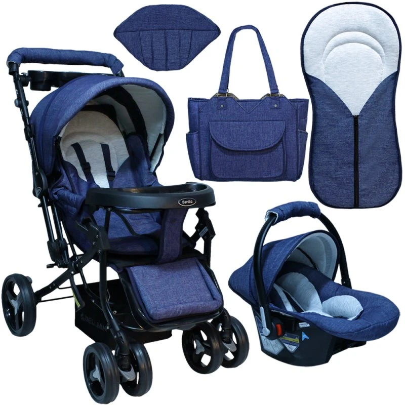 ست کالسکه دلیجان طرح baby4life کد S201