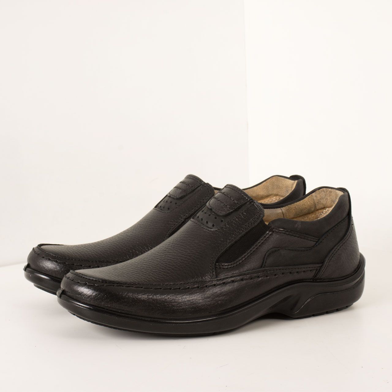 کفش روزمره مردانه پارینه چرم مدل SHO207 -  - 2