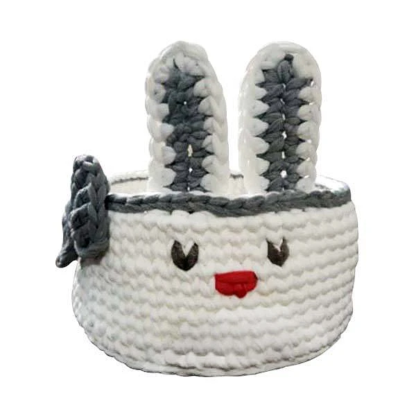 سبد قلاب بافی تریکو مدل Rabbit02