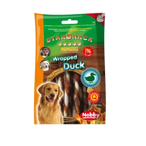 تشویقی سگ نوبی مدل wrapped duck کد 1007 وزن 70 گرم