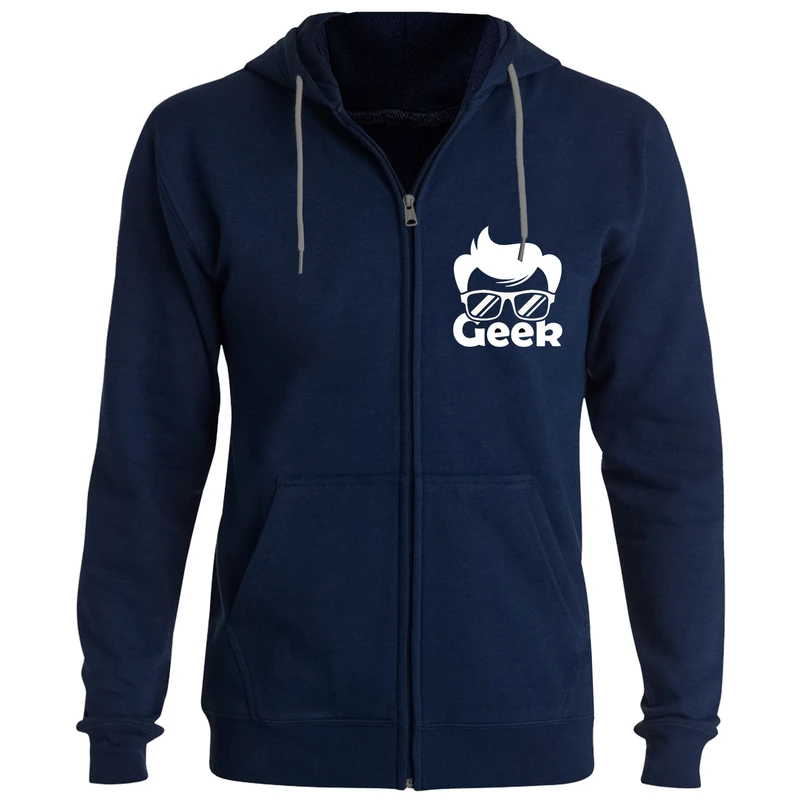 سویشرت مردانه طرح geek کد F198