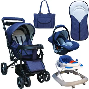 ست کالسکه دلیجان طرح baby4life کد S203