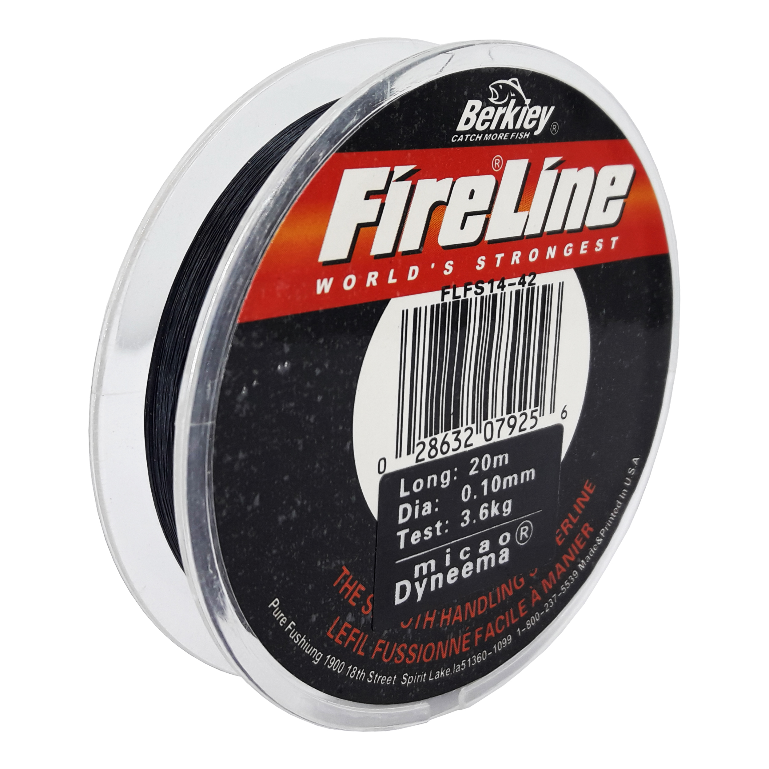 نخ ماهیگیری برکی مدل FIRE LINE سایز 0.10 میلی متر