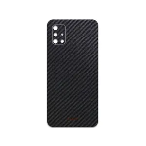 MAHOOT Black-Carbon-Fiber Cover Sticker for Samsung Galaxy A51
