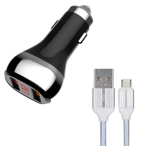 LDNIO C2 Car Charger with microUSB Cable