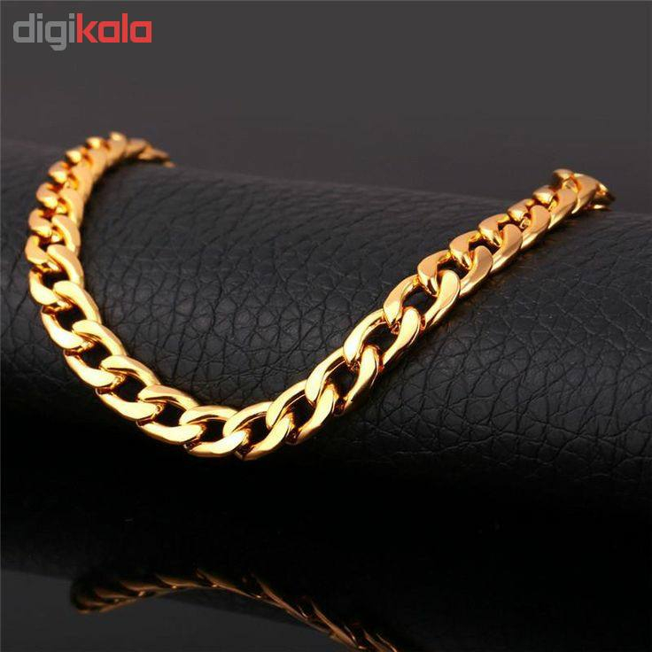 زنجیر نقره مردانه کد GKS065