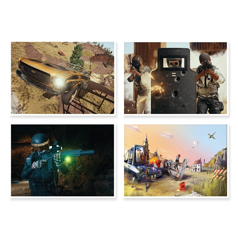 پوستر طرح PUBG کد A-1481 مجموعه 4 عددی