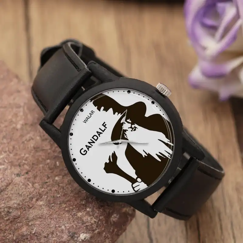 ساعت مچی عقربه ای والار طرح گندالف کد LF2330