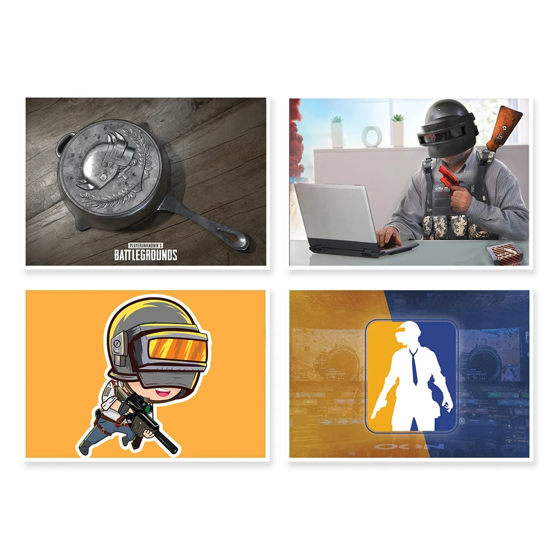 پوستر طرح PUBG کد A-1501 مجموعه 4 عددی