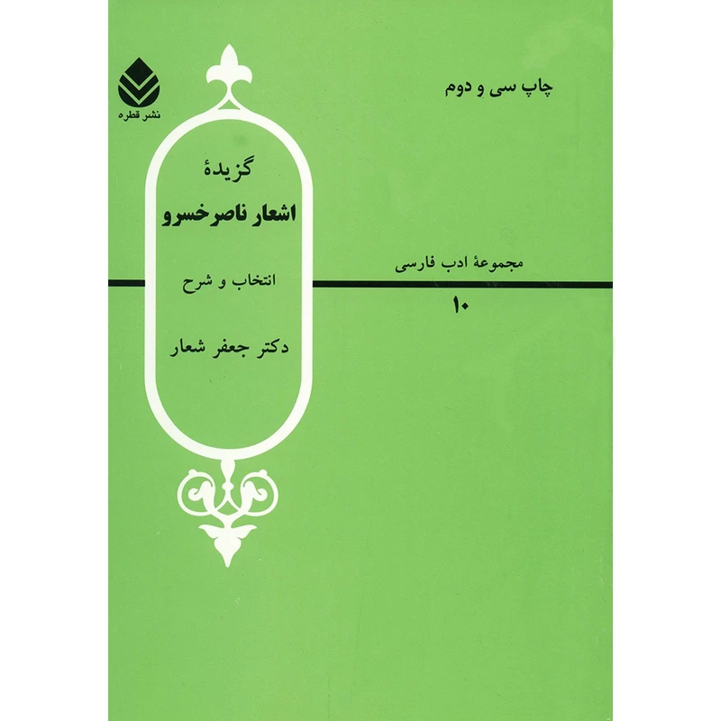 کتاب گزیده اشعار ناصر خسرو اثر جعفر شعار