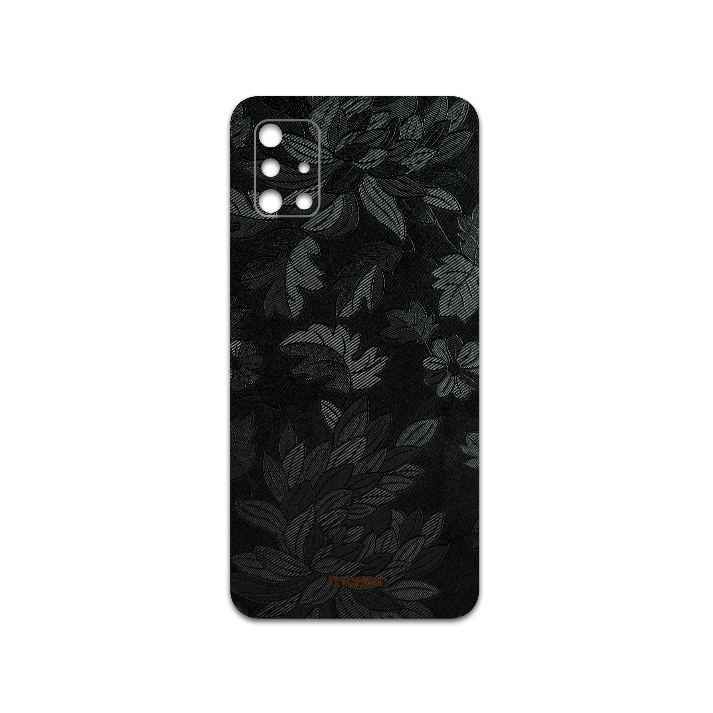 برچسب پوششی ماهوت مدل Black-Wildflower مناسب برای گوشی موبایل سامسونگ Galaxy A51