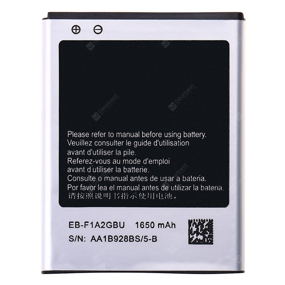 باتری موبایل مدل EB-F1A2GBU ظرفیت 1650 میلی امپر ساعت مناسب برای گوشی موبایل سامسونگ Galaxy S2