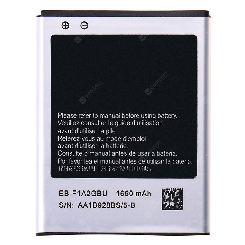 باتری موبایل مدل EB-F1A2GBU ظرفیت 1650 میلی امپر ساعت مناسب برای گوشی موبایل سامسونگ Galaxy S2