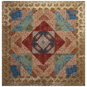 رومیزی ترمه طرح چهل تکه کد TRM4