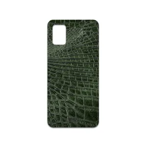 MAHOOT Green-Crocodile-Leather Cover Sticker for Samsung Galaxy A51