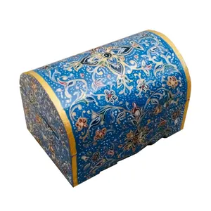 جعبه جواهرات استخوانی طرح تذهیب کد B 203