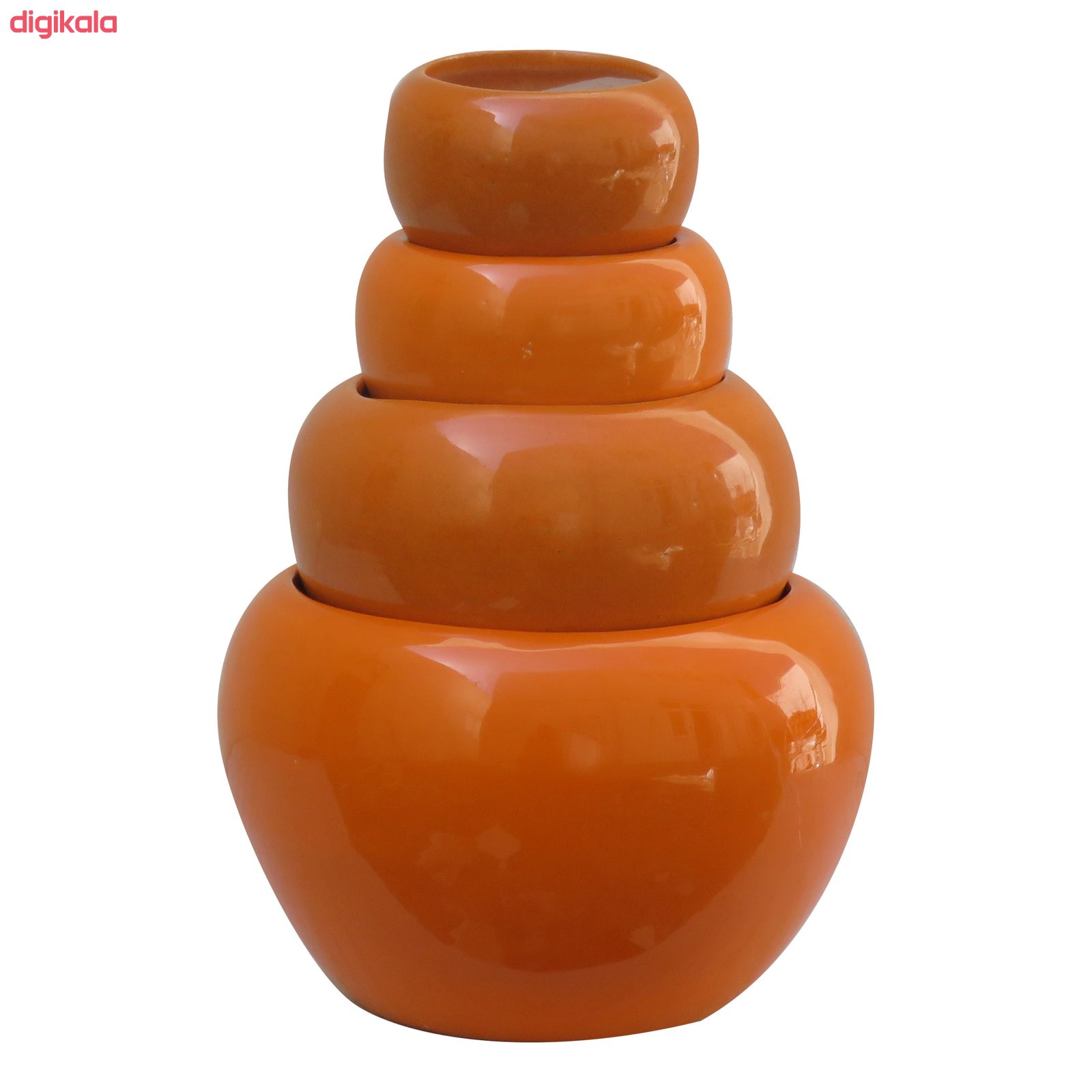 گلدان سرامیکی کد K-114 مجموعه 4 عددی