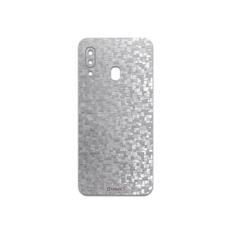 برچسب پوششی ماهوت مدل Silver-Silicon مناسب برای گوشی موبایل سامسونگ Galaxy A20e