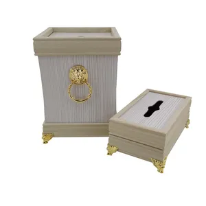 ست سطل و جای دستمال کاغذی کد 340
