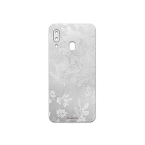 MAHOOT Silver-Wildflower Cover Sticker for Samsung Galaxy A20e