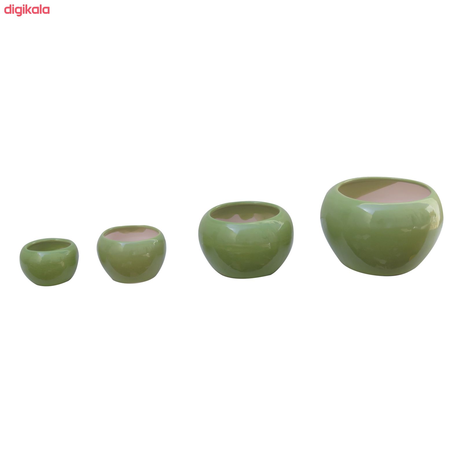 گلدان سرامیکی کد K-114 مجموعه 4 عددی main 1 8