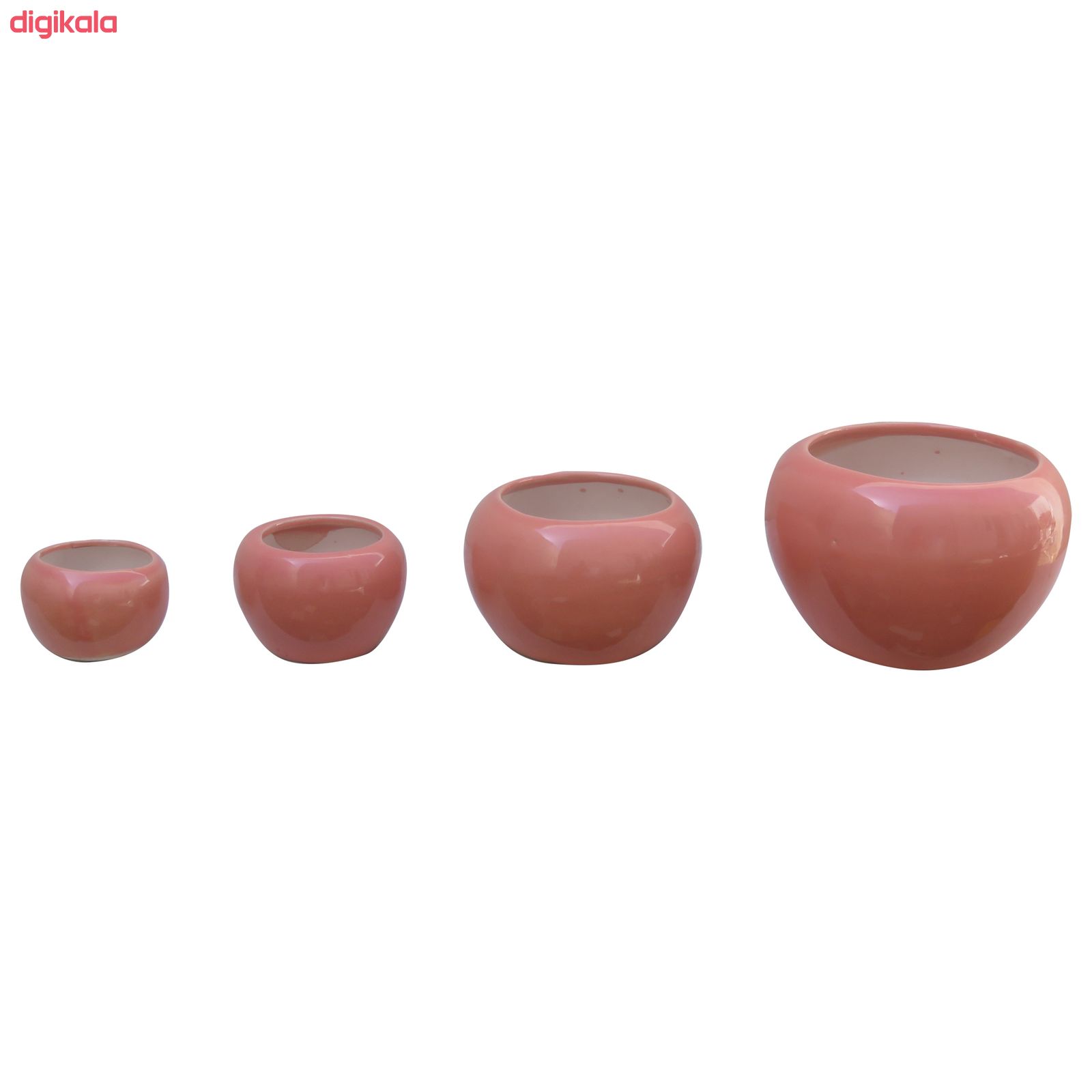 گلدان سرامیکی کد K-114 مجموعه 4 عددی main 1 10