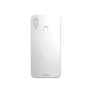 MAHOOT Metallic-White Cover Sticker for Samsung Galaxy A20e