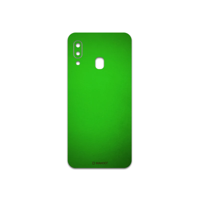 برچسب پوششی ماهوت مدل Metallic-Green مناسب برای گوشی موبایل سامسونگ Galaxy A20e