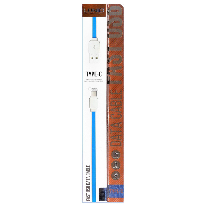 کابل تبدیل USB به USB-C الدینیو XS-07C طول 1 متر