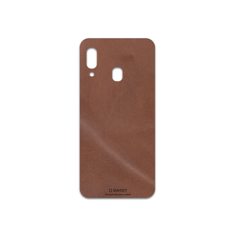 برچسب پوششی ماهوت مدل Matte-Natural-Leather مناسب برای گوشی موبایل سامسونگ Galaxy A20e