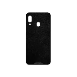 MAHOOT Black-Chamois-Leather Cover Sticker for Samsung Galaxy A20e