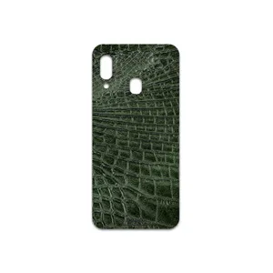 MAHOOT Green-Crocodile-Leather Cover Sticker for Samsung Galaxy A20e