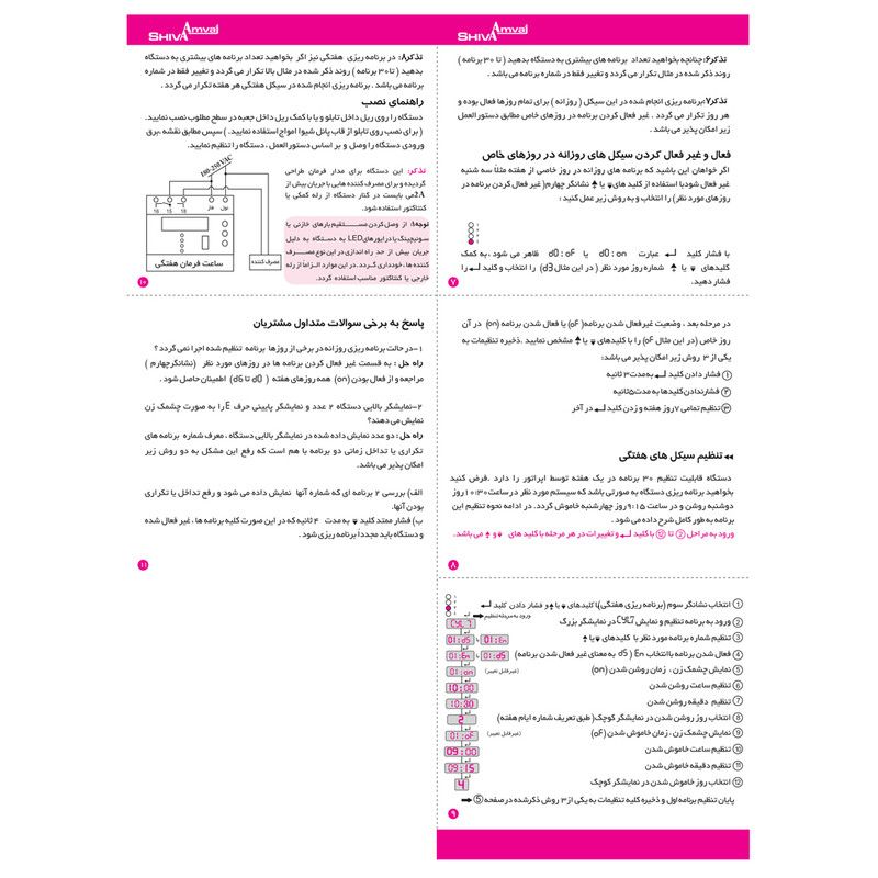 ساعت فرمان شيوا امواج مدل WTB-30P