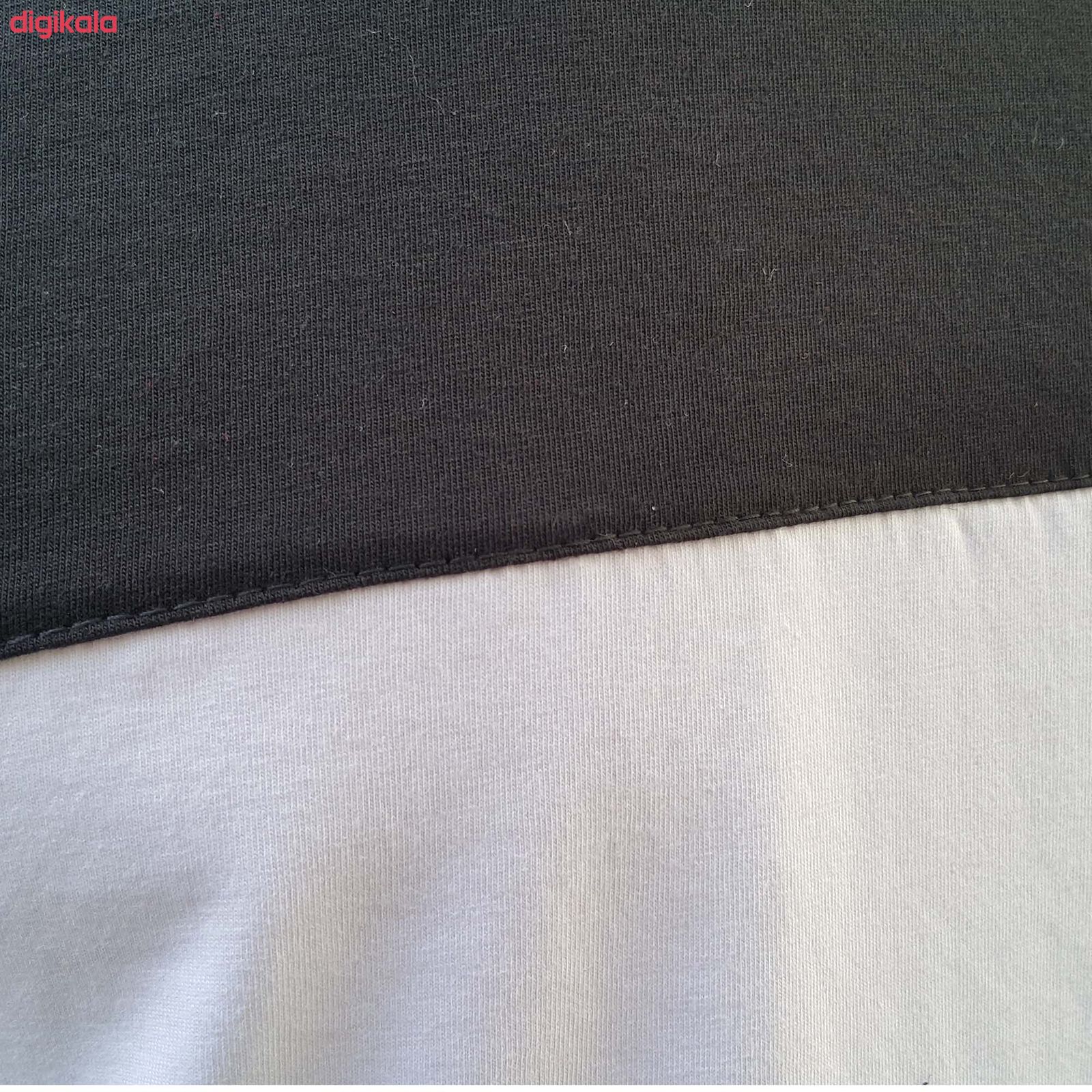  تی شرت آستین کوتاه مردانه طرح آژاکس کد A265Gرنگ سفید