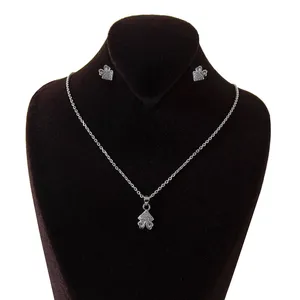  نیم ست نقره زنانه بازرگانی میلادی کد NTR_007