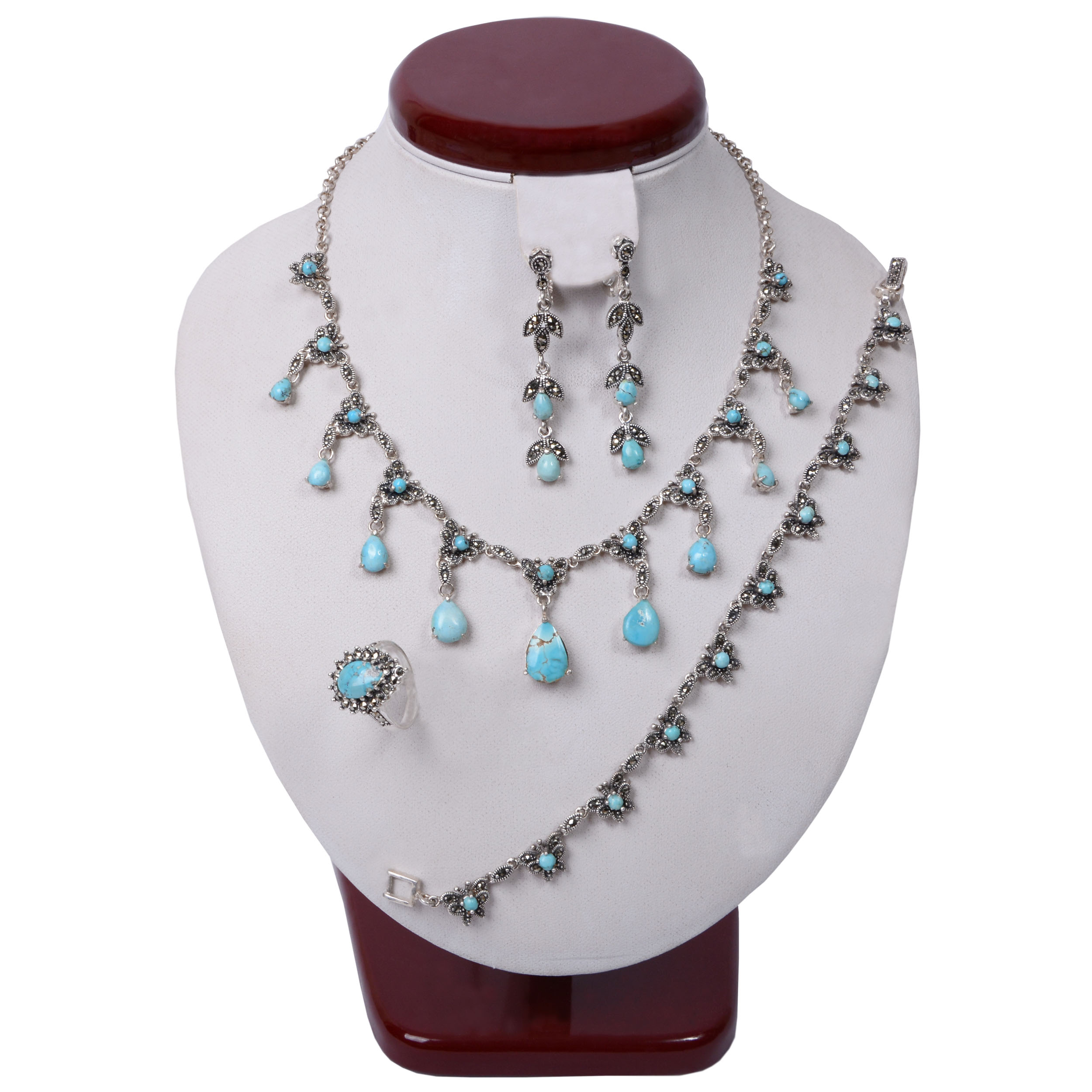 ست نقره زنانه کد SZ123