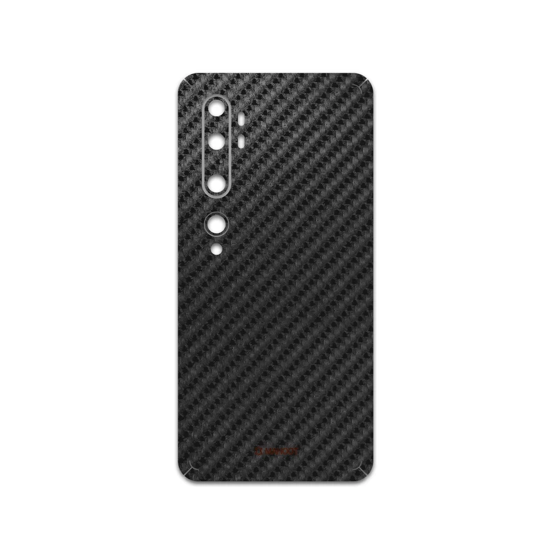 برچسب پوششی ماهوت مدل Shine-Carbon-Fiber مناسب برای گوشی موبایل شیائومی Mi Note 10