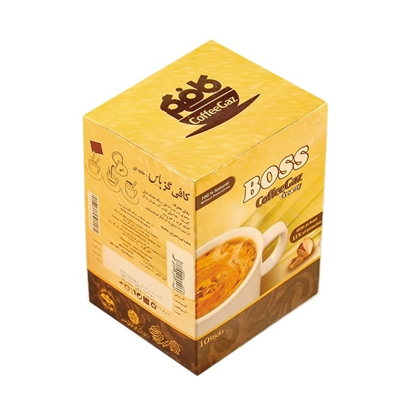 کافی گز کرمی باس بسته 10 عددی